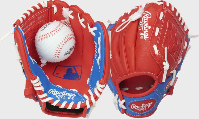 Rawlings "Players" Series Baseball Glove W/Ball Youth 9" PL91SR