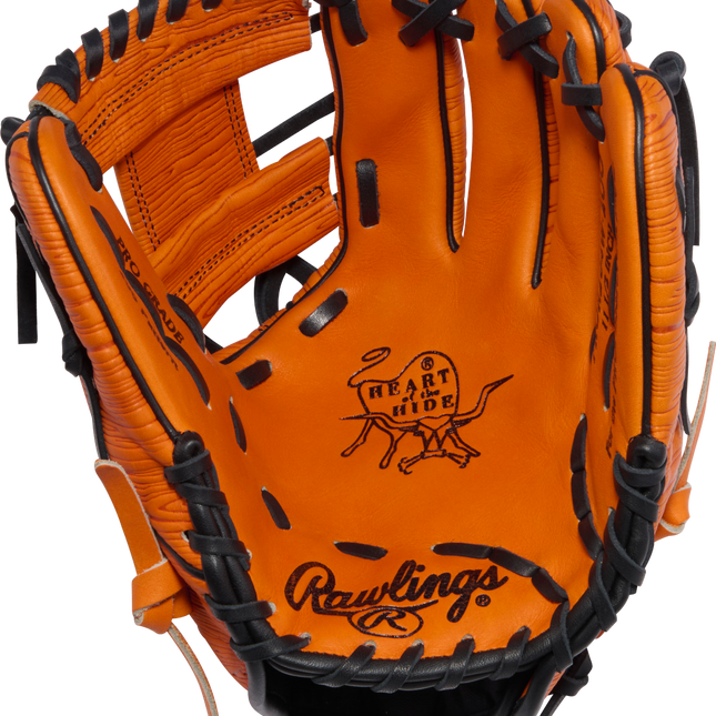 Rawlings 2026 Gold Glove Club March Heart Of The Hide BB Glove - 11.5" Orange PROR204-2OO