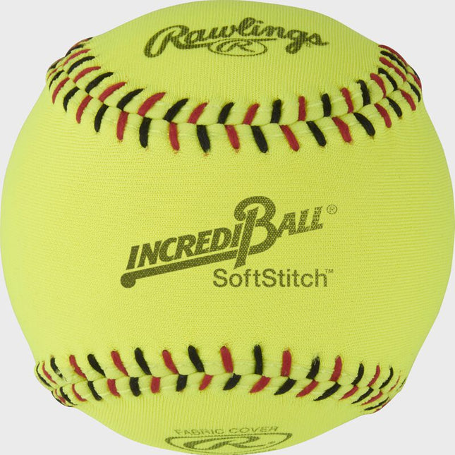 Rawlings Incredi-Ball 12" Yellow Softstitch Softballs Dz RIB12SS