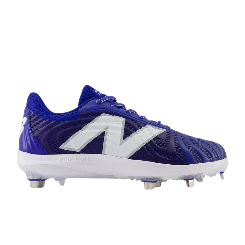 New Balance Low Baseball Cleats Blue White L4040TB7 – Baseball 360
