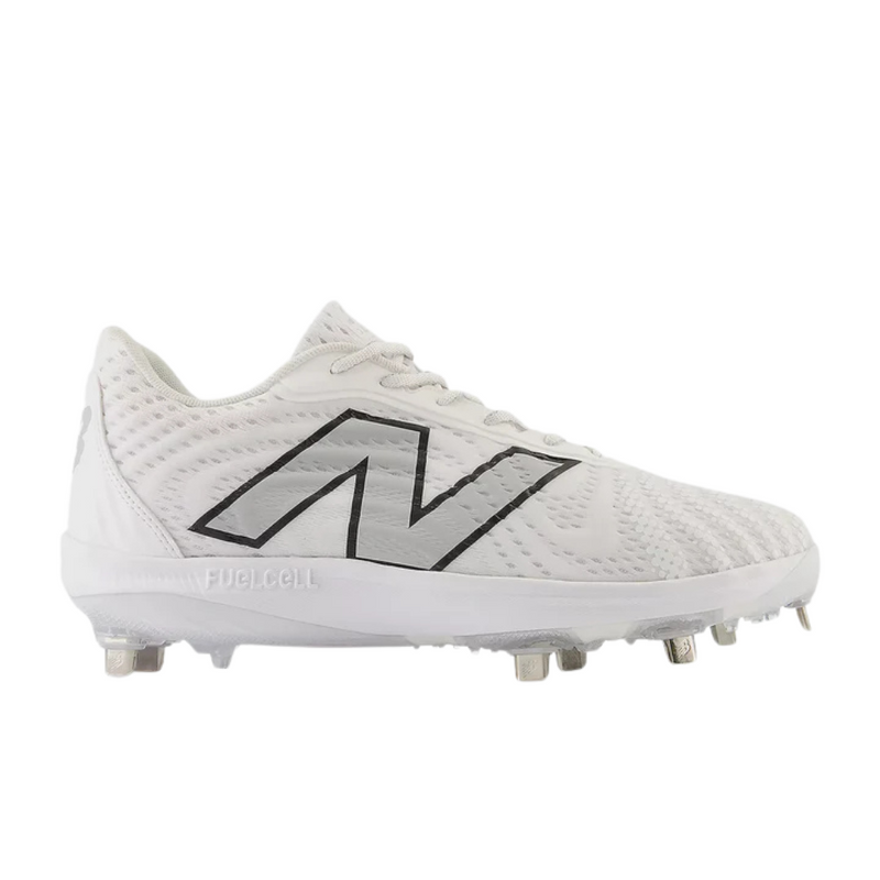 New Balance Low Baseball Cleats White Grey L4040TW7 Baseball 360