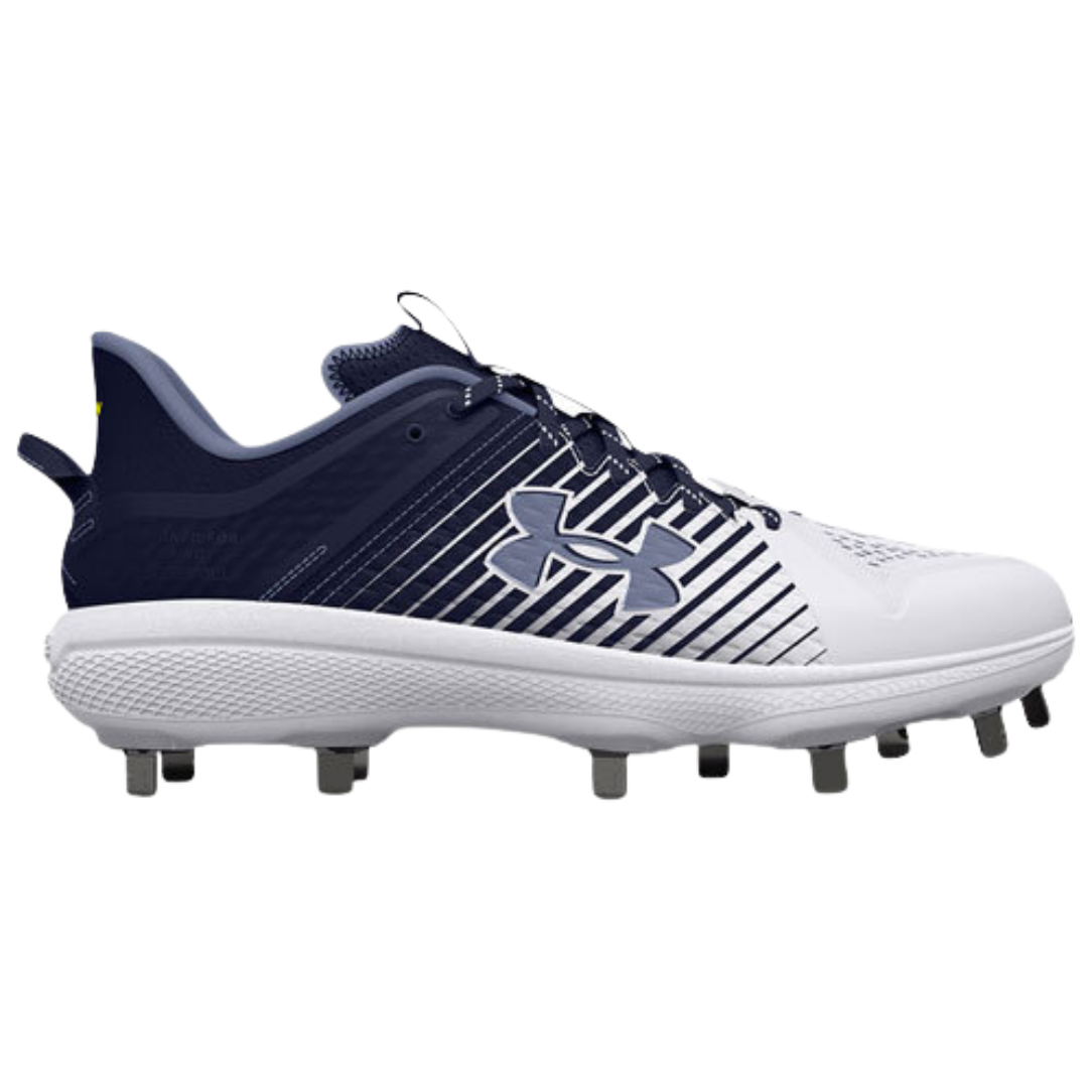 Under armour metal best sale baseball cleats