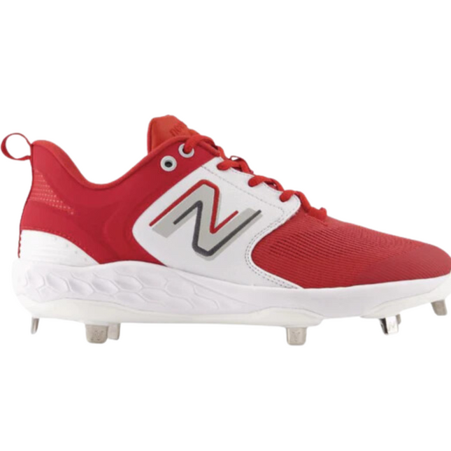 New Balance Chaussures de baseball basses en métal Rouge L3000TR6