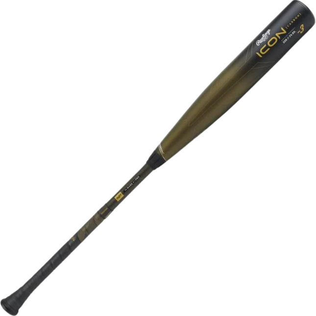 Bâton de baseball Rawlings Icon-3 (baril de 2 5/8 po) BBCOR RBB3I3