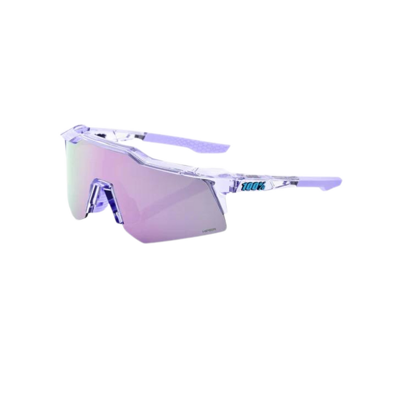 100% SPEEDCRAFT XS - Polished Translucent Lavender Hiper Lavender Mirror Lens