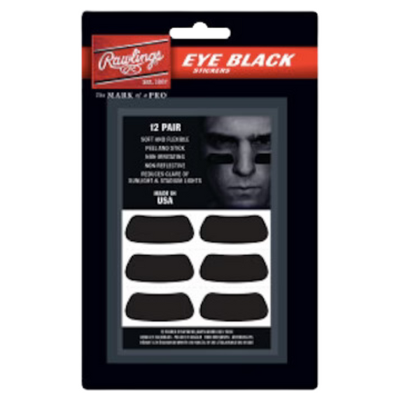 Autocollants noirs pour les yeux de Rawlings EB12