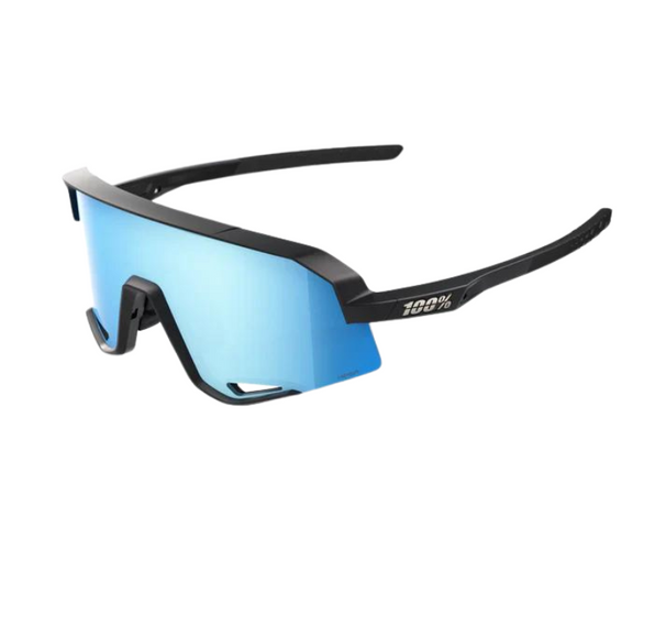 Slendale Matte Black Hiperâ® Blue Multilayer Mirror Lens