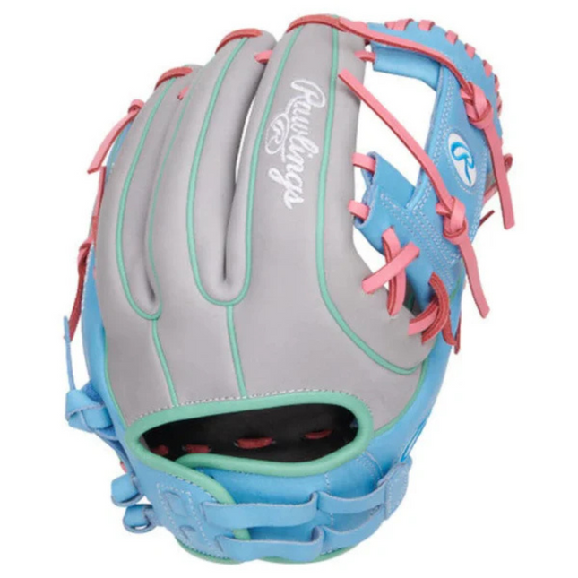 TOFL Lot 6 Lacets Cuir Bleu Roi Pour Gants Baseball Softball - Réparation Sans Aiguille