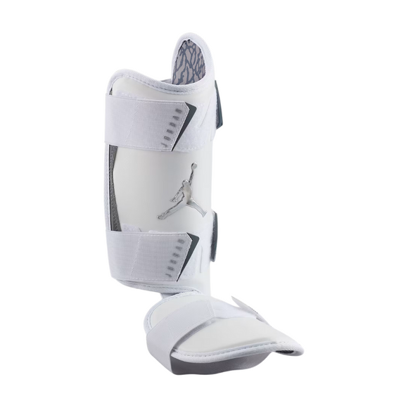 Jordan Fly Batters Leg Guard White/Cool Grey/Metallic Silver OSFM