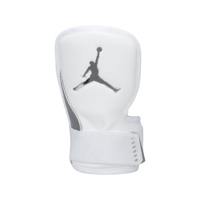 Protège-mains Jordan Fly Batters Blanc/Gris froid/Argent métallique OSFM