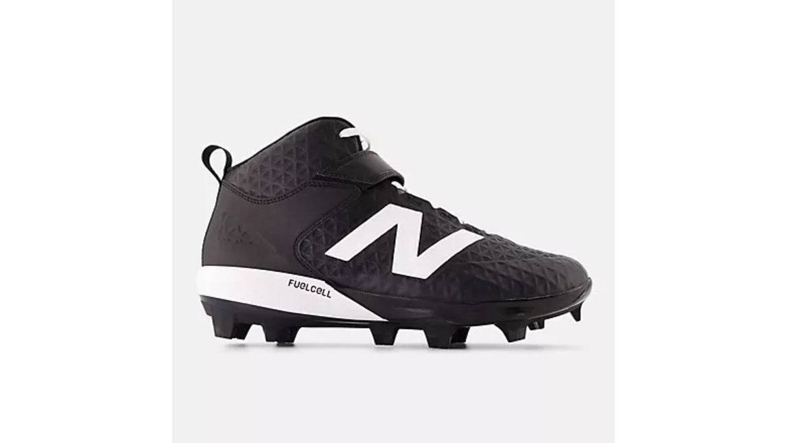 New Balance 4040 V7 Mid Molded Cleats White PM4040W7