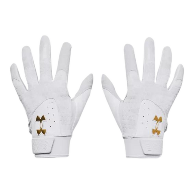 UnderArmour Harper Adult Batting Glove White 1378760-100