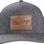 Rawlings Leather Patch Hat OSFM RSGLPH
