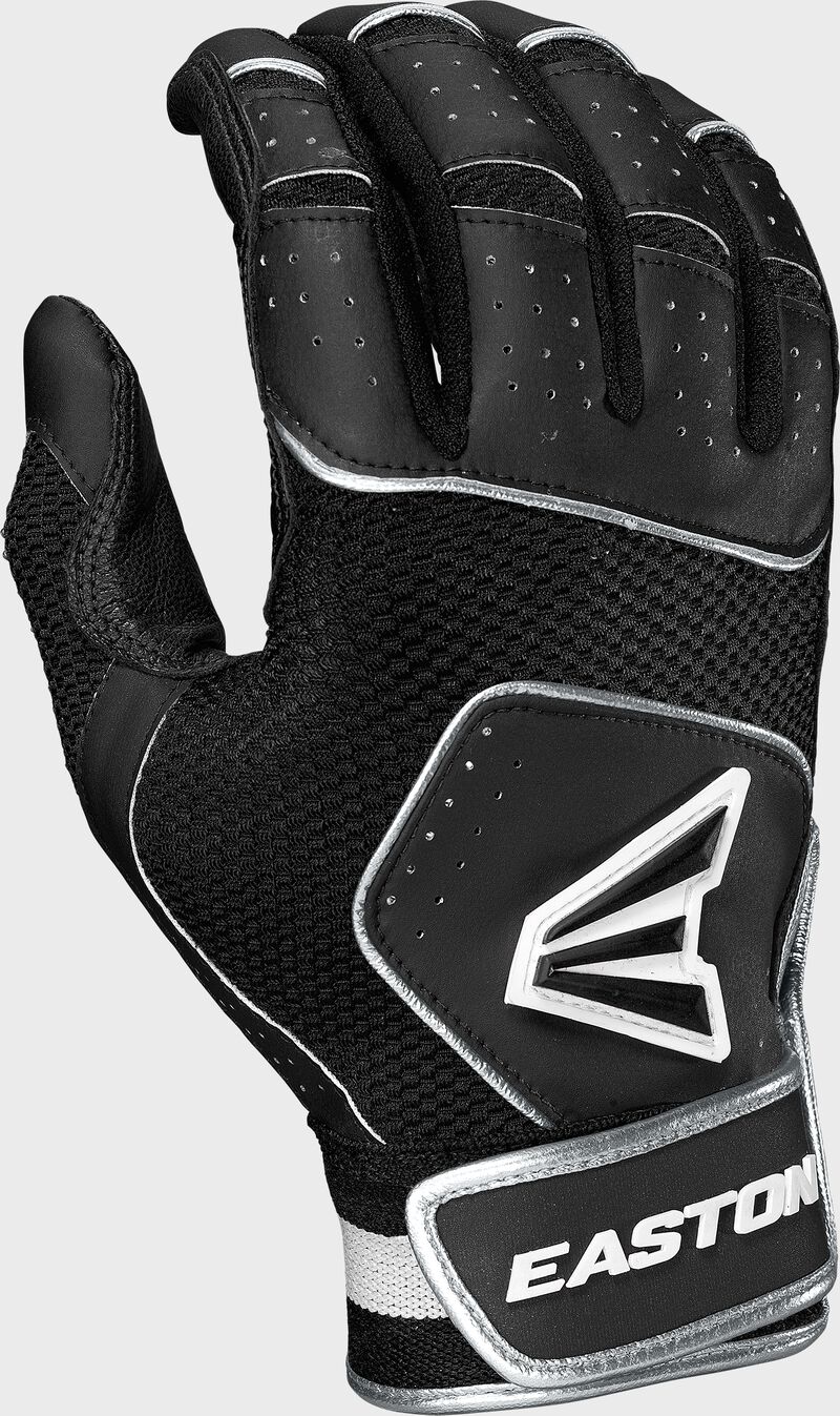 Easton Youth Walk Off Nx Batting Gloves Black/Black XL