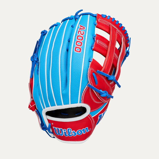 Wilson A2000 PETE CROW-ARMSTRONG GM 1750SS LEADOFF 2026 12.5'' - RED-SKY BLUE SS-WHITE
