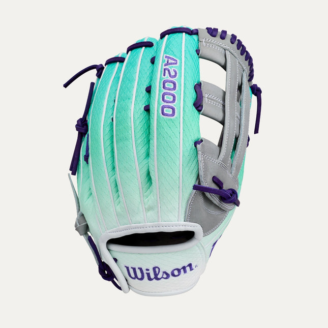 Wilson A2000 Fast Pitch FP50SS LEADOFF 2026 12.25'' - GREY-SEAFOAM-WHITE GRADIENT-PURPLE