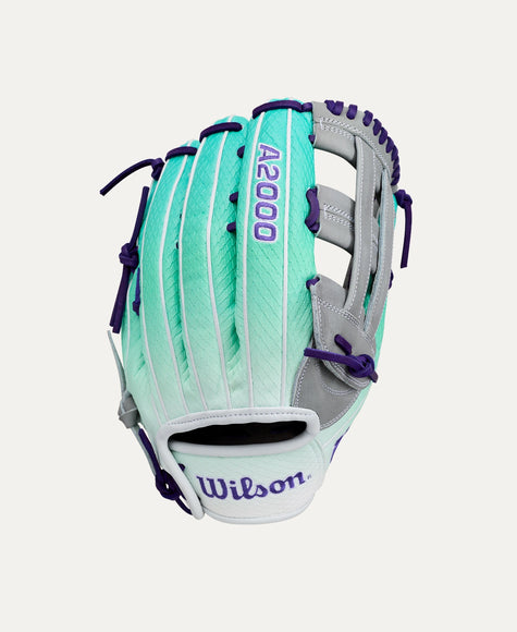 Wilson A2000 Fast Pitch FP50SS LEADOFF 2026 12.25'' - GREY-SEAFOAM-WHITE GRADIENT-PURPLE