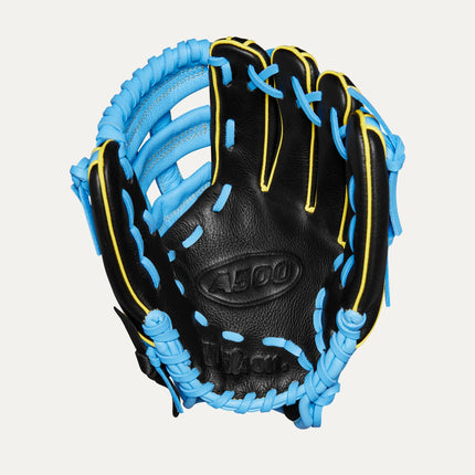 Wilson A500 Black/Cool Blue/Yellow 10.5''