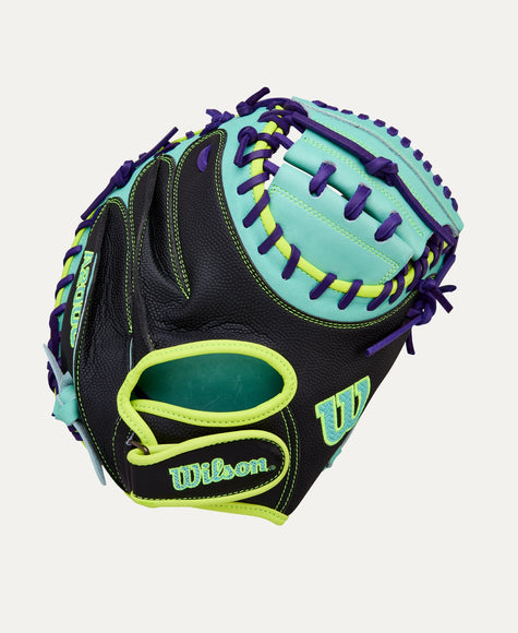 Wilson 2026 Spring A2000 PS33SS Catcher Glove Black/SeaFoam 33''