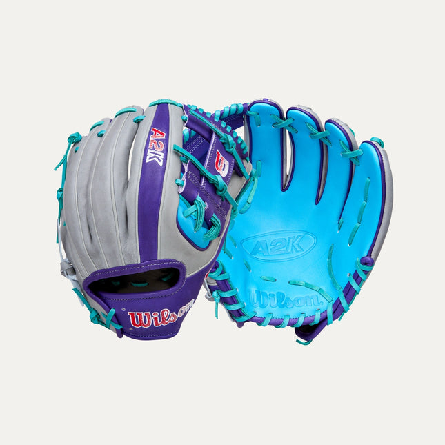 Wilson 2026 Spring A2K MB75 Gy/Purple/Tro 11.75''