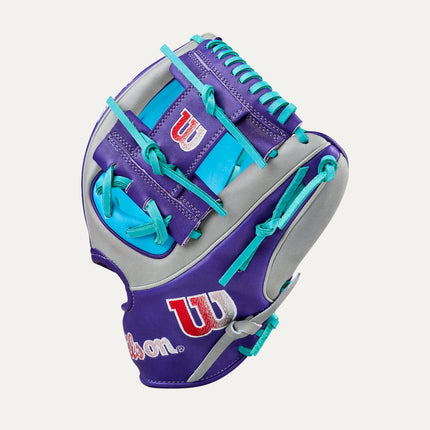 Wilson 2026 Spring A2K MB75 Gy/Purple/Tro 11.75''