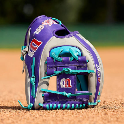 Wilson 2026 Spring A2K MB75 Gy/Purple/Tro 11.75''