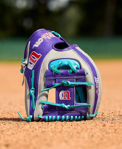 Wilson 2026 Spring A2K MB75 Gy/Purple/Tro 11.75''