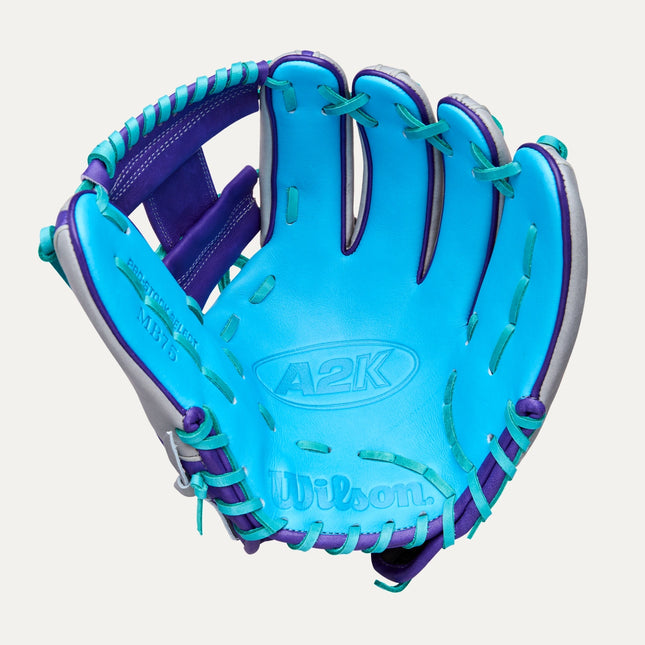 Wilson 2026 Spring A2K MB75 Gy/Purple/Tro 11.75''