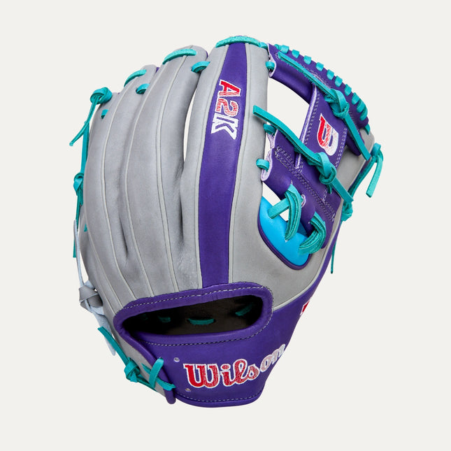 Wilson 2026 Spring A2K MB75 Gy/Purple/Tro 11.75''