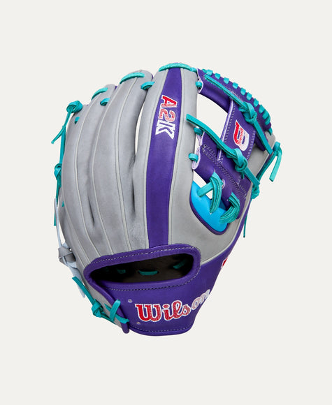 Wilson 2026 Spring A2K MB75 Gy/Purple/Tro 11.75''