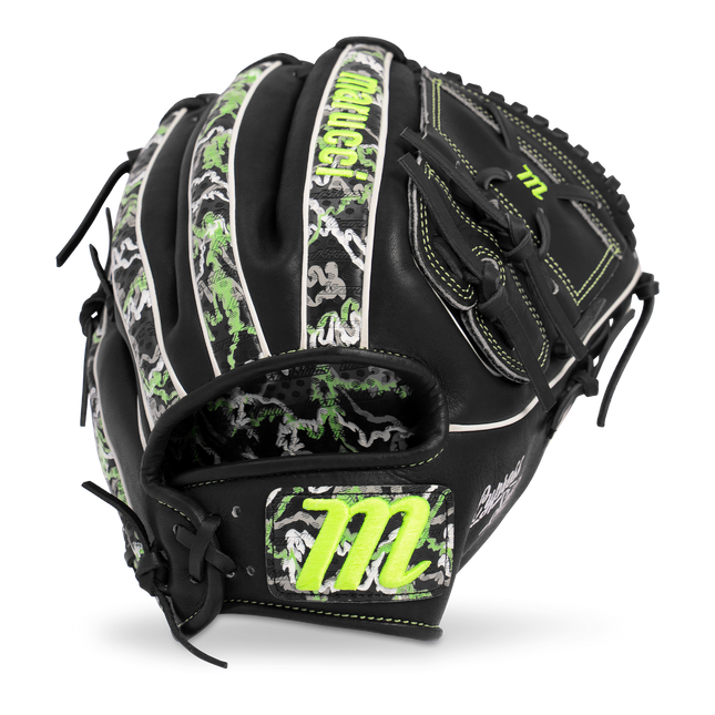 Marucci Cypress Lizard Skins Series Baseball Glove Black/Goblin Camo 12" MFGCYLS45K2