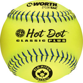 Worth Hot Dot 11" Yellow Softball SPO11HDSY Dz