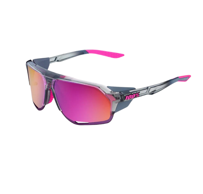 100% Norvik - Tokyo Night - Verre miroir multicouche translucide poli gris - violet