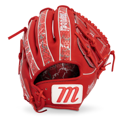 Marucci Cypress Lizard Skins Series Baseball Glove Red/Scarlet Camo 12" MFGCYLS45K2