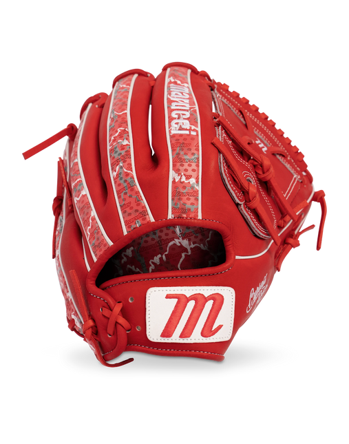 Marucci Cypress Lizard Skins Series Baseball Glove Red/Scarlet Camo 12" MFGCYLS45K2