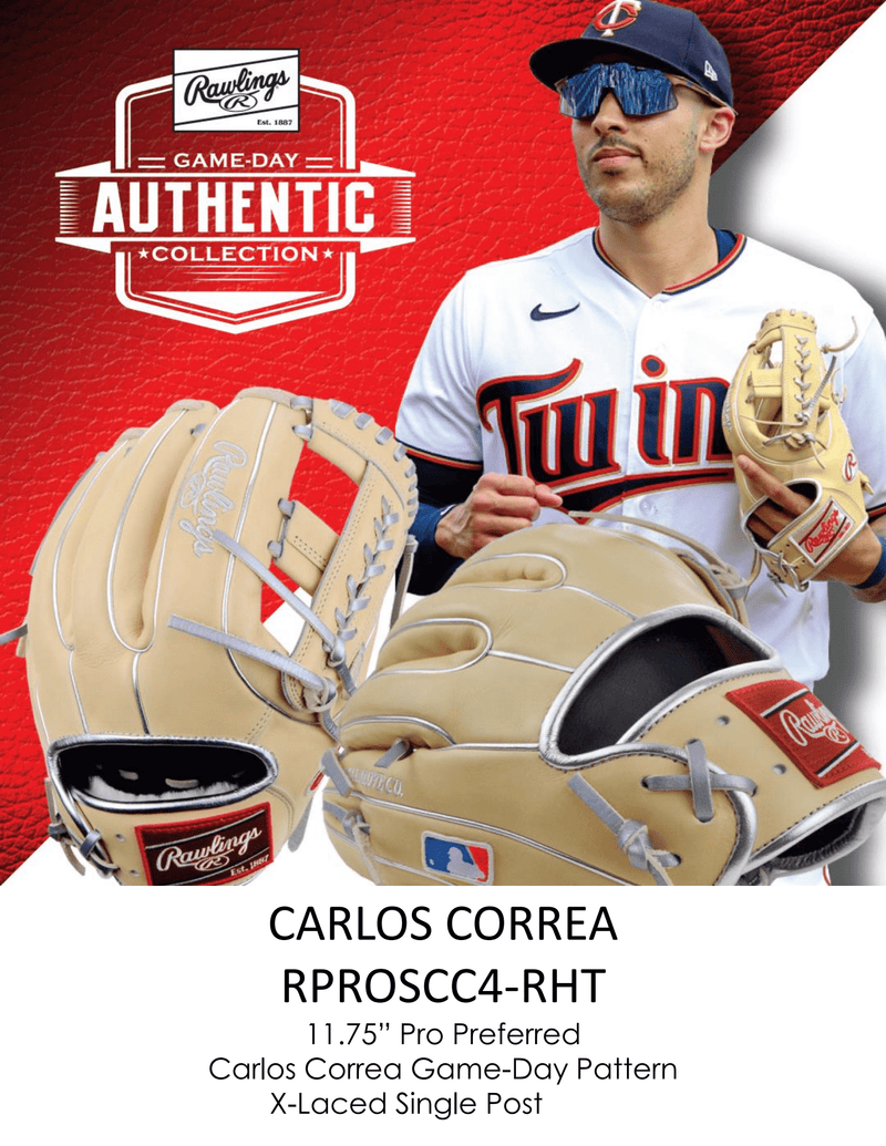 What Pros Wear: Carlos Correa's Rawlings Pro Preferred PROS315-19KC Glove -  What Pros Wear