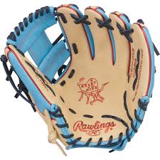Rawlings 2026 Heart Of The Hide Baseball Glove - 11.5" Camel/Columbia Blue/Black PROR314-2CCB