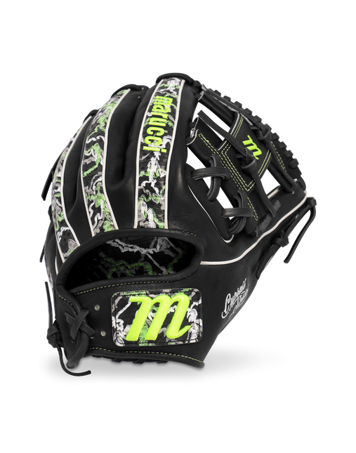 Marucci Cypress Lizard Skins Series Baseball Glove Black/Goblin Camo 11.5" MFGCYLS43A2