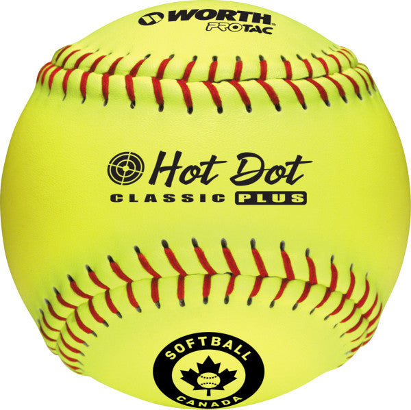 Worth SBC - Hot Dot - 12" Slo-Pitch - .52 Cor / 275 Lbs Dozen