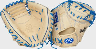 Rawlings Heart Of The Hide 2026 Catchers Mitt - 32.5" Camel/Royal  PRORCM325U-23C-RHT