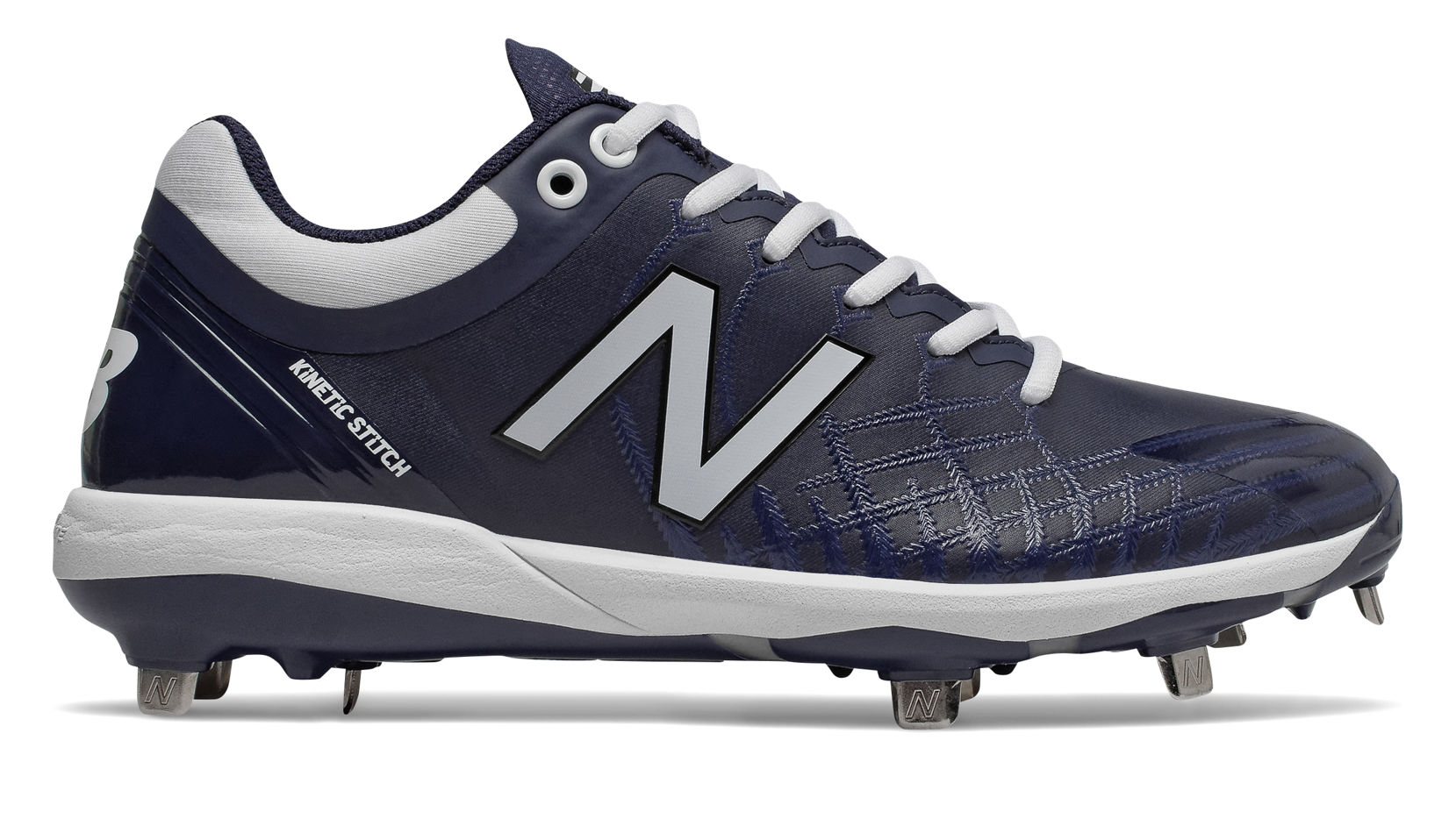 NB Low Baseball Cleats Navy L4040TN5 Baseball 360