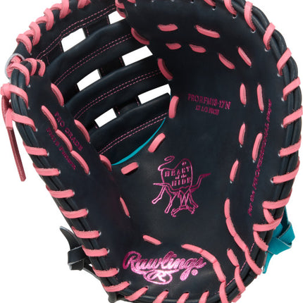 Rawlings 2027 Heart of the Hide Series First Base Baseball Mitt Baseball Glove - 12.5'' - PRORFM18-17N