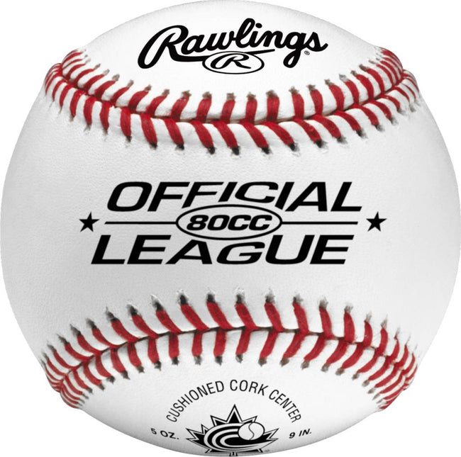 Balles de baseball Rawlings 16U - 9'' - 80CC - DZ