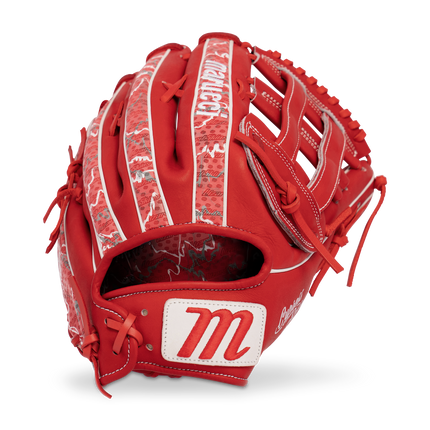 Marucci Cypress Lizard Skins Series Baseball Glove Red/Scarlet Camo 12.75" MFGCYLS98R3