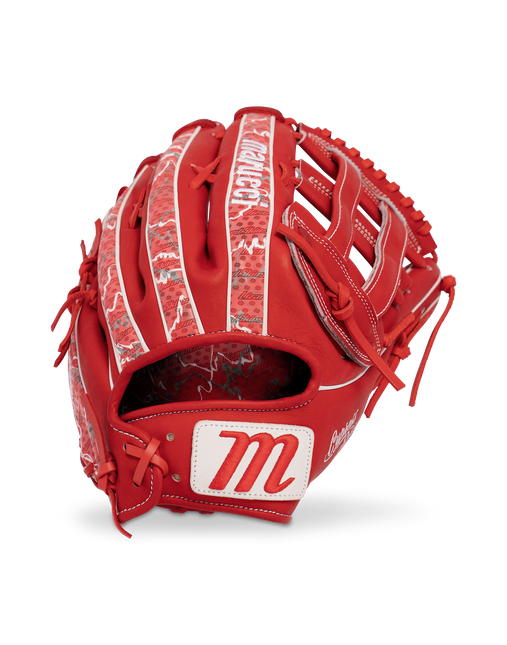 Marucci Cypress Lizard Skins Series Baseball Glove Red/Scarlet Camo 12.75" MFGCYLS98R3