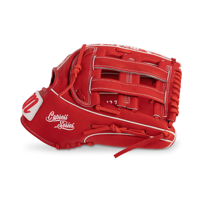 Marucci Cypress Lizard Skins Series Baseball Glove Red/Scarlet Camo 12.75" MFGCYLS98R3