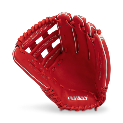 Marucci Cypress Lizard Skins Series Baseball Glove Red/Scarlet Camo 12.75" MFGCYLS98R3