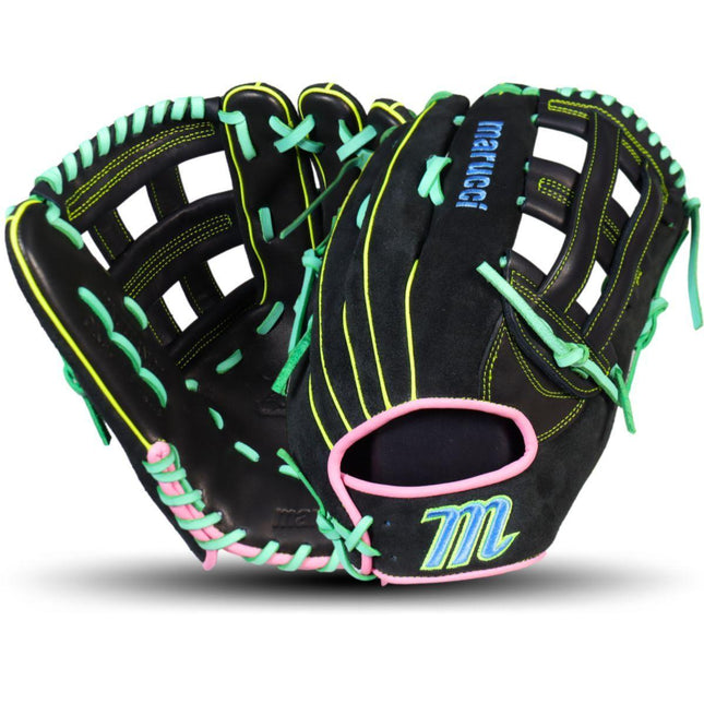 Marucci Oxbow V4 Baseball Glove Black/Highlihgter 12" MFG4OX45A3