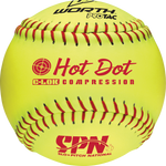 Worth Hot Dot 12'' Yellow Softball SPN12HDSY DOZEN