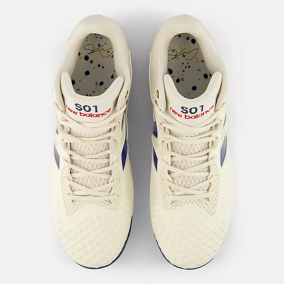 New Balance FuelCell Ohtani 1 Metal Cleats Cream/Navy MSHOAC1